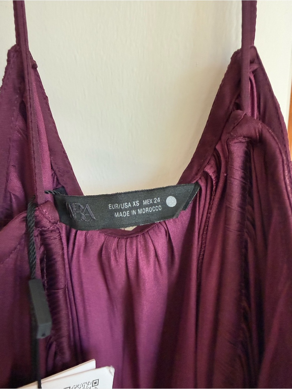 Zara Halter Maxi Dress in Burgundy - Picture 4 of 6